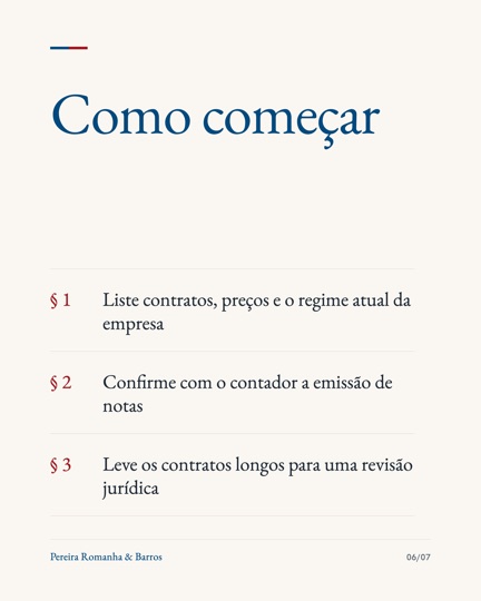 Slide 6: como começar
